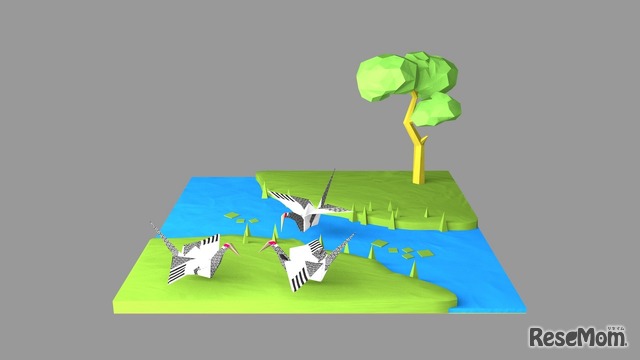 AR画像で映し出される映像キャプチャ