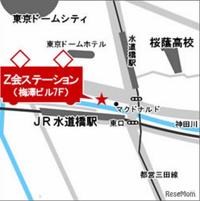 Z会桜蔭ステーションの地図