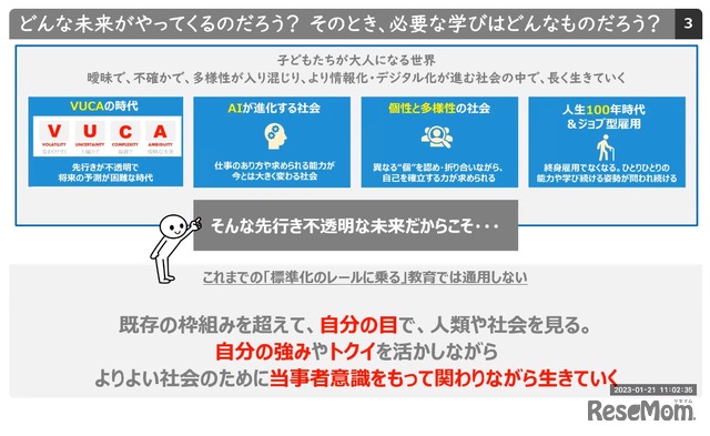 先行き不透明な未来に必要な学びとは