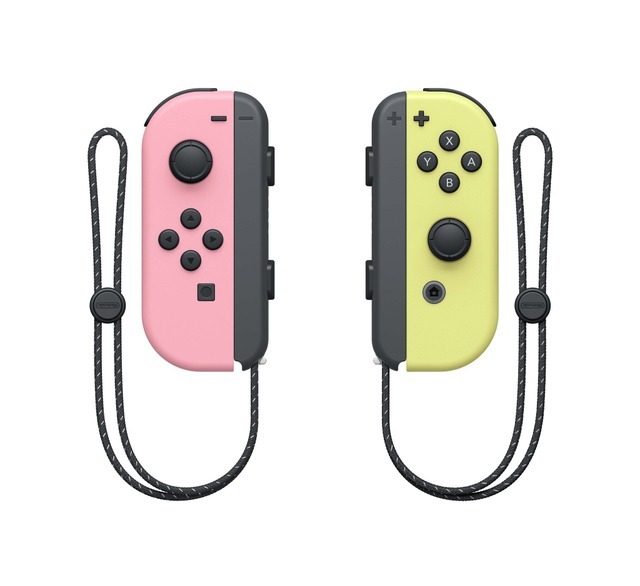 Nintendo Switch Joy-Conにパステルカラーの新色二種。ピンク＆イエローとパープル＆グリーン