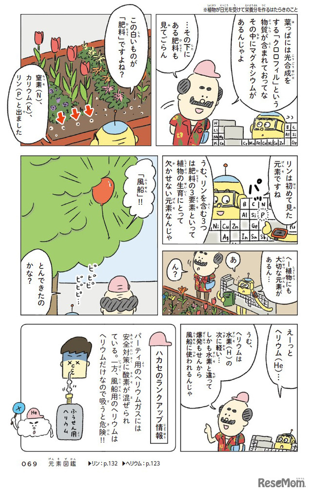 「マンガと図鑑でおもしろい！わかる元素の本」（大和書房）