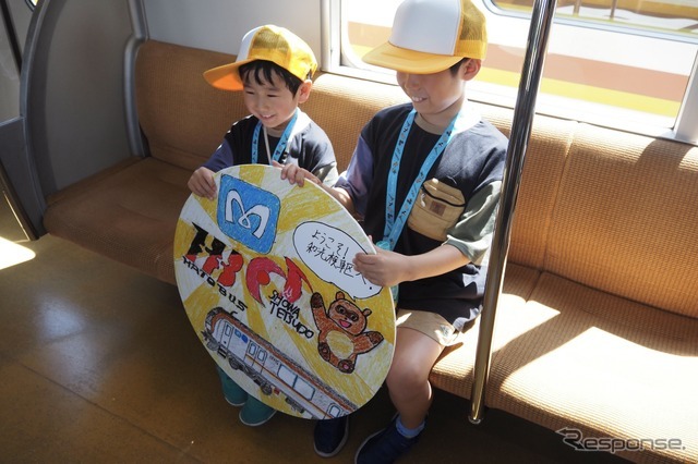 東京メトロ和光車両基地＆昭和鉄道高校探訪ツアー：ツアーオリジナルのヘッドマーク、原画バージョン