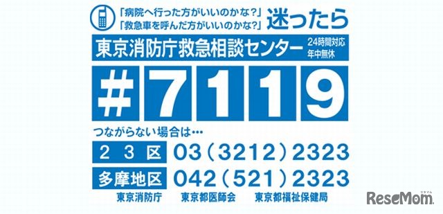 東京消防庁救急相談センター