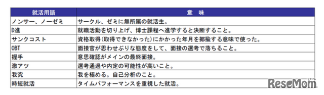 ランク外で目新しかった用語、特徴的な用語（一部抜粋）