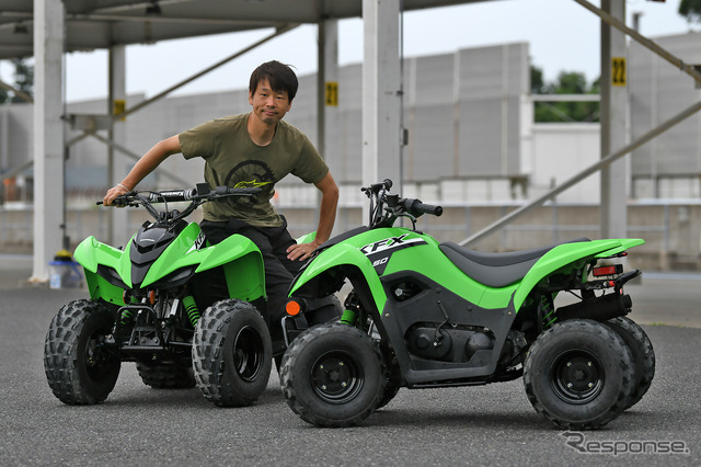 カワサキのATV「KFX」シリーズと青木タカオ氏