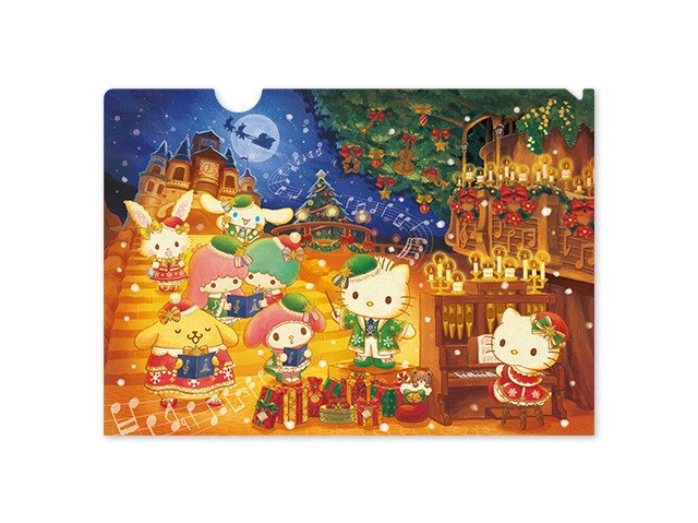 「Puroland Christmas」クリアファイルA(表)（C）2023 SANRIO CO., LTD. TOKYO, JAPAN 著作 株式会社サンリオ