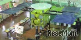 小惑星探査機「はやぶさ」の実物大模型