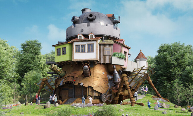 「ジブリパーク」魔女の谷 エリア ハウルの城（C）Studio Ghibli