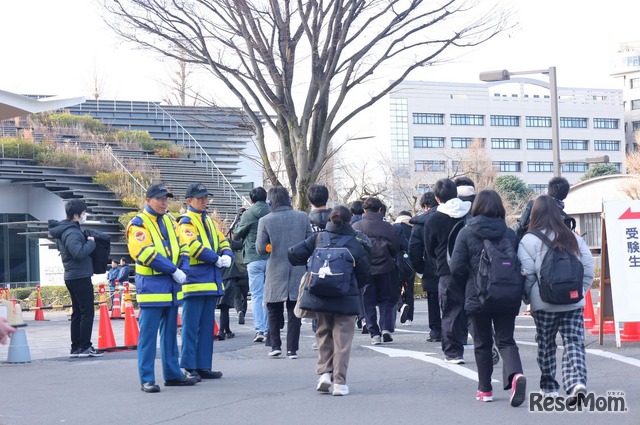 1月13日朝の東京工業大学大岡山のようす（記事の内容とは関係ありません）