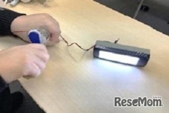 体験（発電体験）イメージ図