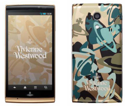 4型液晶「AQUOS PHONE si SH-01E Vivienne Westwood」