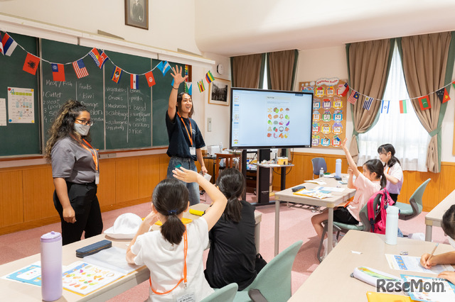 栄養について学びながら英単語を覚えていく