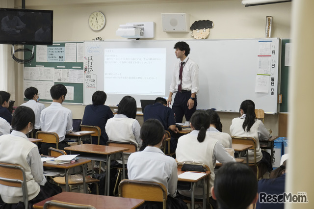 ClassPad.netの導入によって、よりきめ細やかに授業を展開できるようになった。