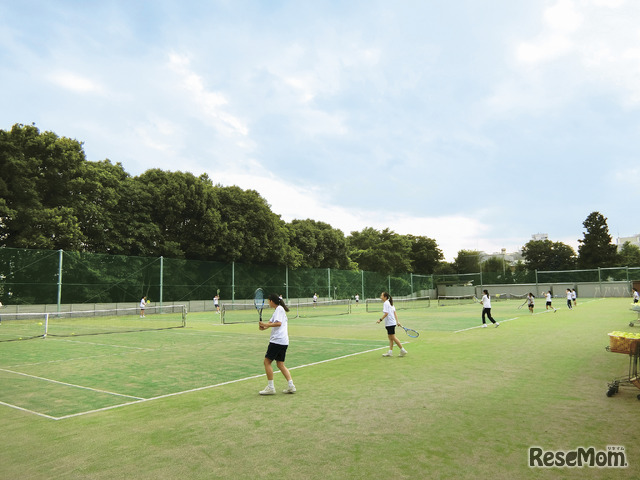 学習院女子中等科 新テニスコート