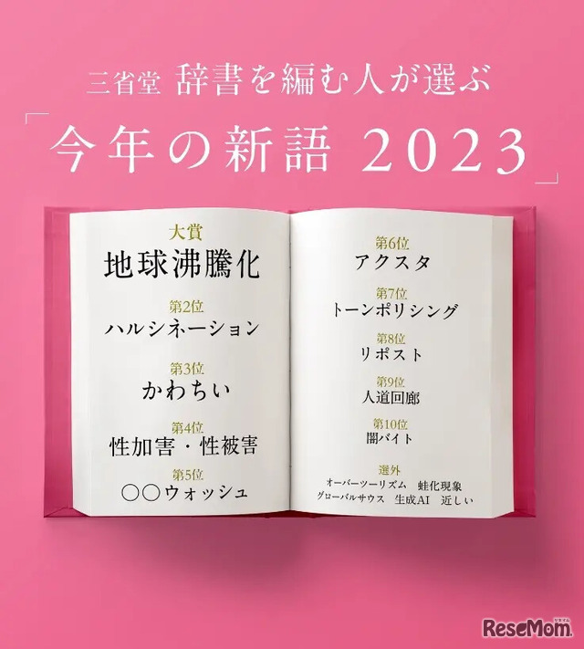 三省堂 辞書を編む人が選ぶ「今年の新語2023」