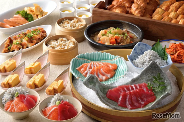 朝食ビュッフェのイメージ