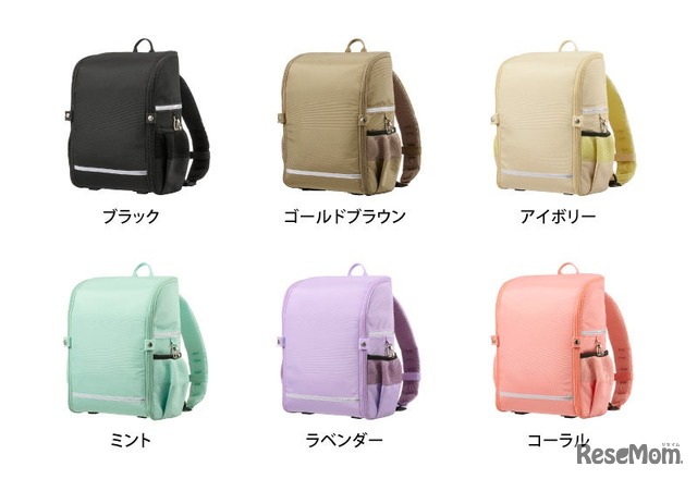 ベーシックカラーと人気のミルキーカラーの全6色展開