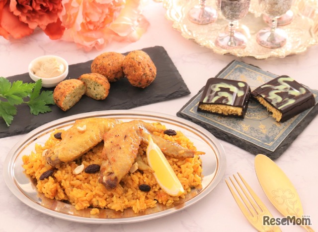 話題のドバイチョコと中東料理