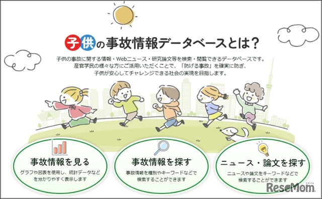 子供の事故情報データベース