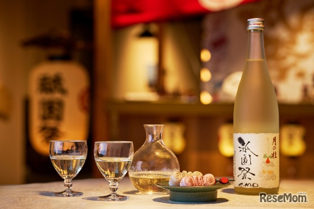 【OMO5京都三条】稚児餅と日本酒の「宵酒セット」イメージ