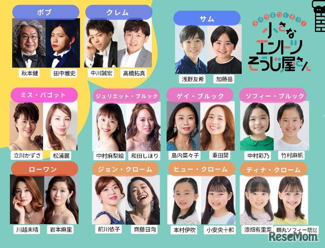 こどものためのオペラ劇場2025「オペラをつくろう！小さなエントツそうじ屋さん」キャスト