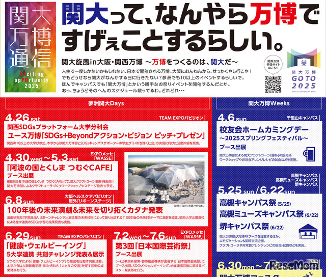「関大万博通信」一部抜粋