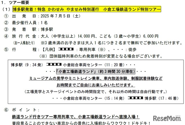 ツアー概要