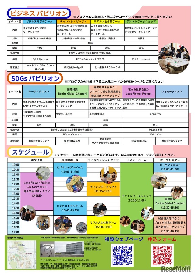 フード＆メディカルイノベーション国際拠点「SDGs×ビジネス万博」