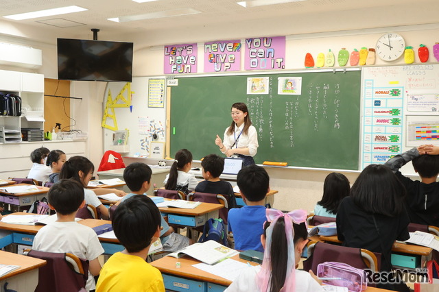 日本の学習指導要領に基づいた授業