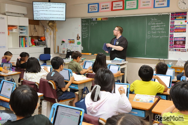 タブレットを使って学習