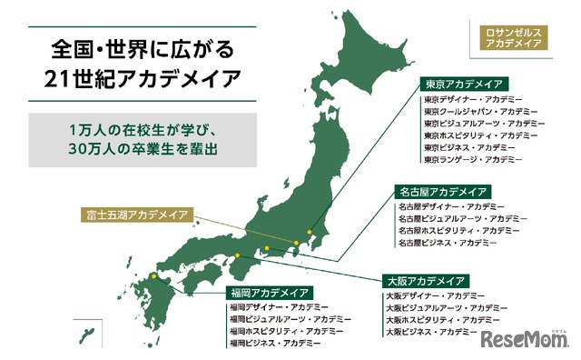 全国・世界に広がる21世紀アカデメイア