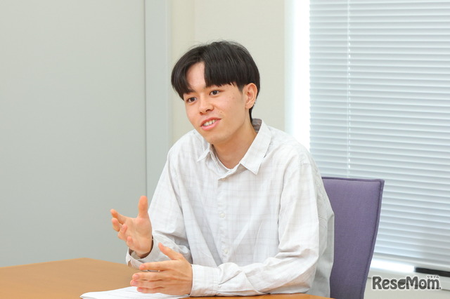 菅原研究室の一宮遼太郎さん（大学院理工学研究科 機械創造コース 修士課程1年）