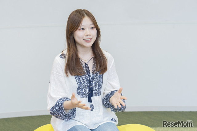 「多様な個性や価値観が集まって、同じ学校にいても、生徒ひとりひとりが自分なりの学校生活をつくっていける環境でした」と振り返るMさん