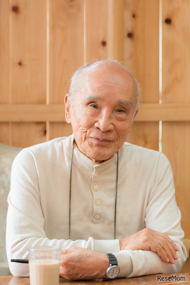 谷川俊太郎氏（撮影：深堀瑞穂）