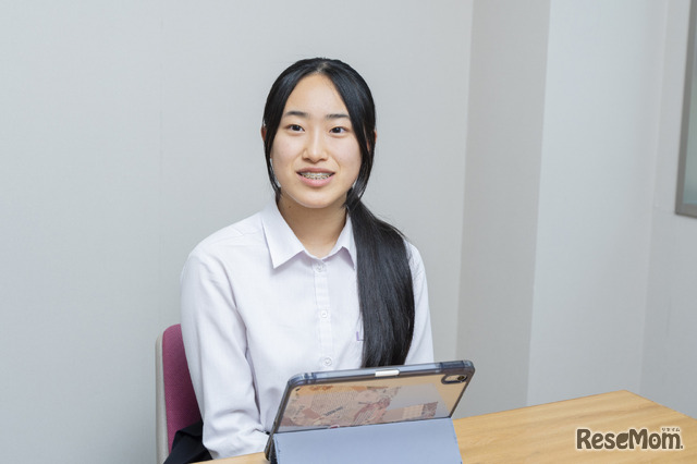 前編集長趙楚琳さん（高3）