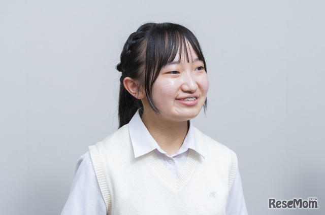 前副編集長西野瑞葉さん（高3）