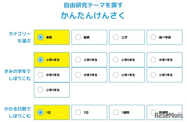 自分に合ったテーマが簡単に見つかる