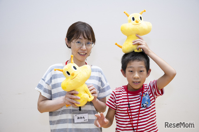 「みかん」さん＆「りんご」さん親子