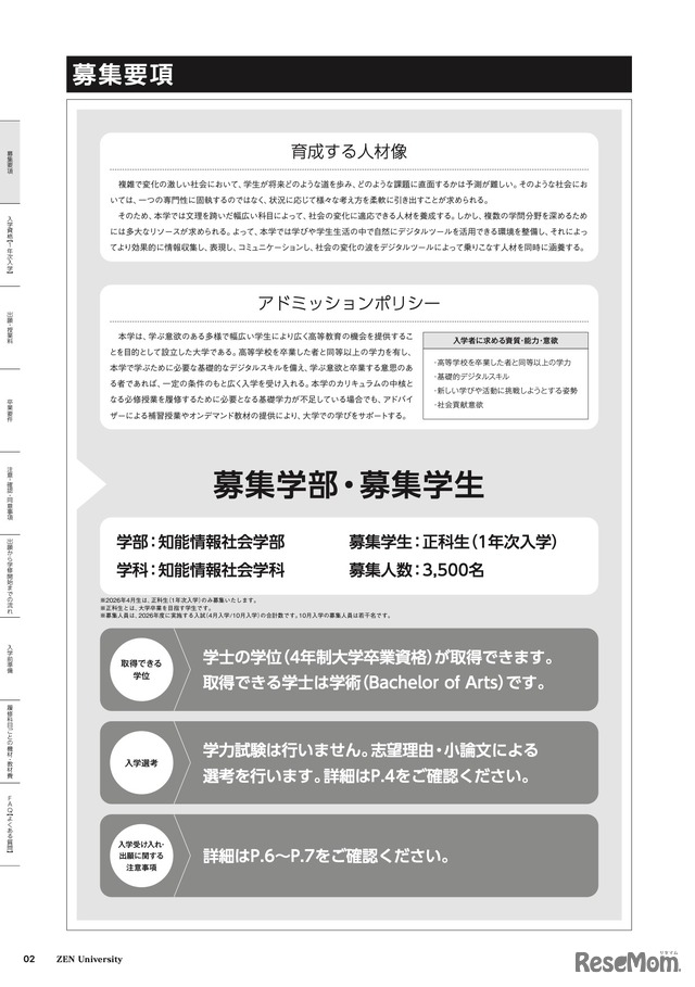 募集要項