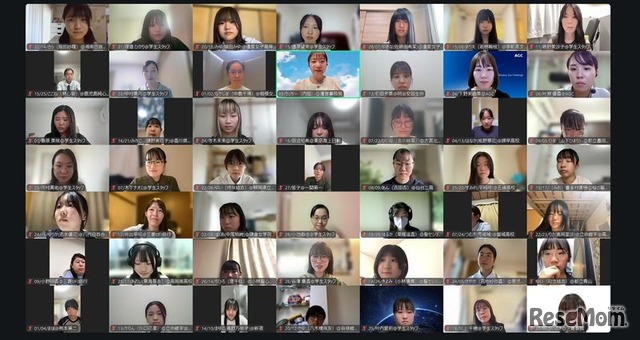 理系ブロッサム参加者の皆さん（一部）