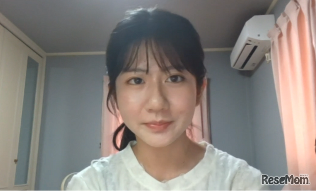京都大学 農学部・資源生物科学科1年生（京都府立洛北高等学校出身）の小畑 百佳さん