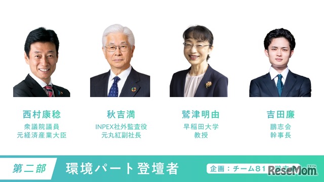 環境パート登壇者