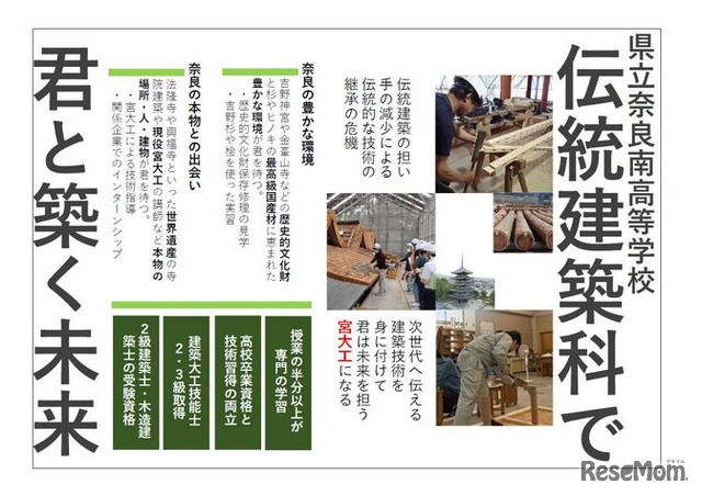 奈良南高校の伝統建築科