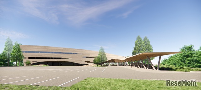 福井県提供（恐竜学部棟の完成イメージ図）