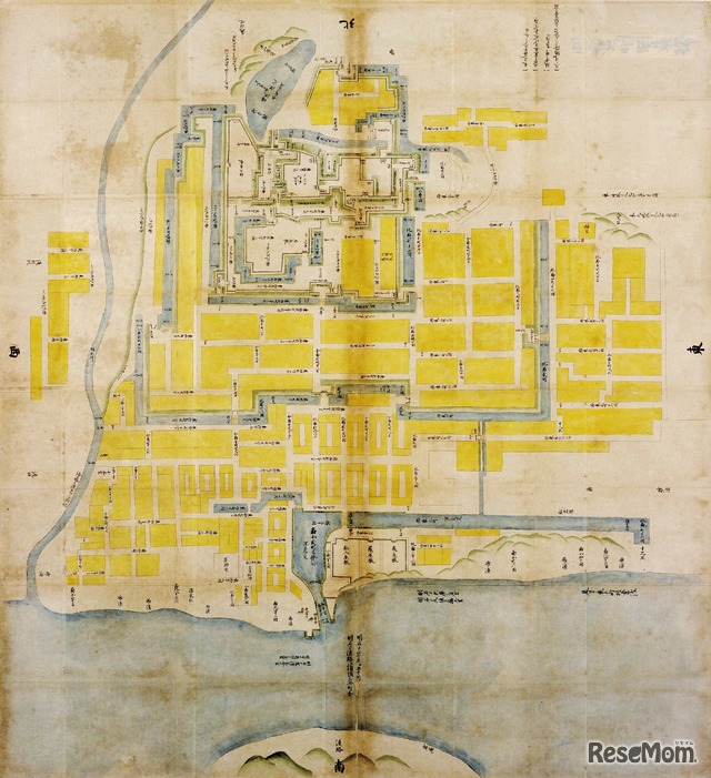 播磨国明石城絵図