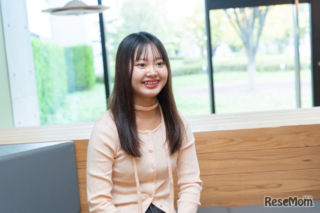 ハナさん（東京都出身、農学部農学科3年。全学部統一入試で合格）