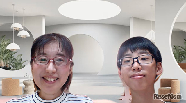 インタビューに応じてくれた西原悠真くんとお母さま