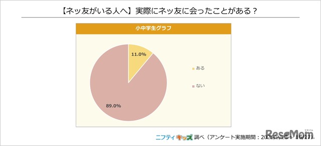 実際にネッ友に会ったことがある？