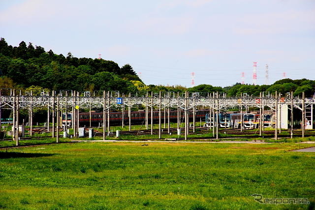 東京メトロ車両も入庫する東葉高速鉄道車両基地