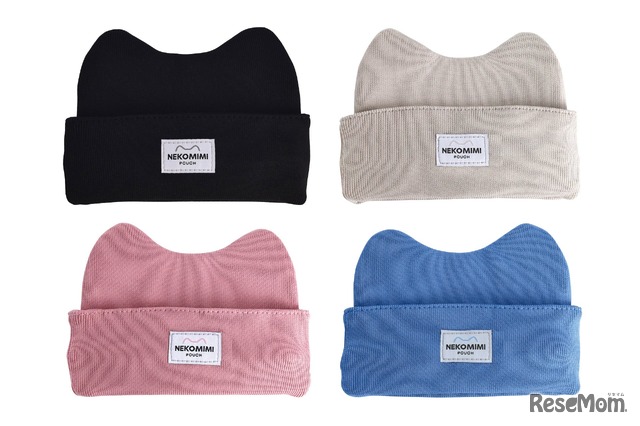 ノートにかぶせる猫耳ポーチ